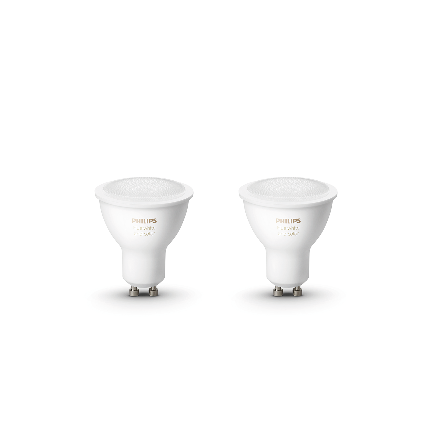 PHILIPS HUE Bluetooth - White and color ambiance - GU10 - 2-pack