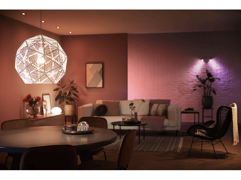 philips hue bluetooth white and color ambiance gu10 2 pack kopen mediamarkt