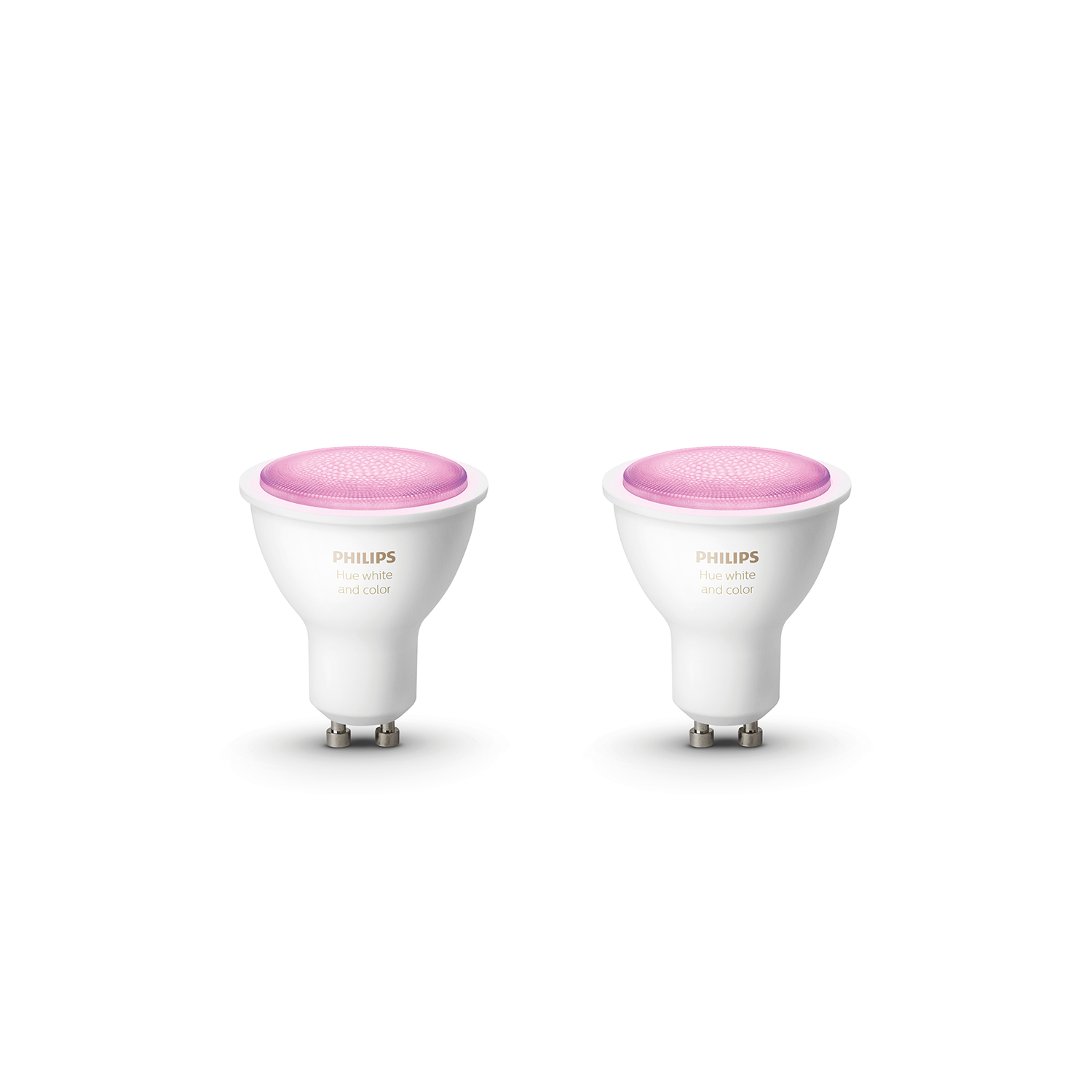 PHILIPS HUE Bluetooth - White and color ambiance - GU10 - 2-pack