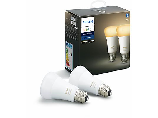 PHILIPS HUE Bluetooth - White ambiance - E27 - 2-pack