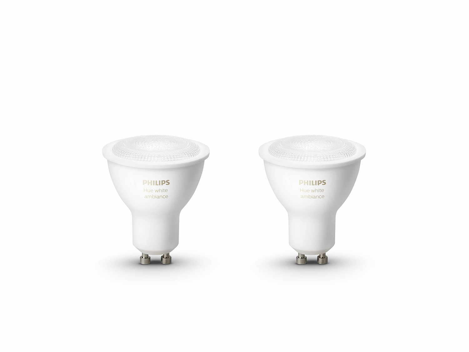 PHILIPS HUE Bluetooth - White ambiance - GU10 - 2-pack