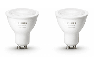 vacature Bijdrager Proberen PHILIPS HUE Bluetooth | White ambiance - GU10 - 2-pack kopen? | MediaMarkt