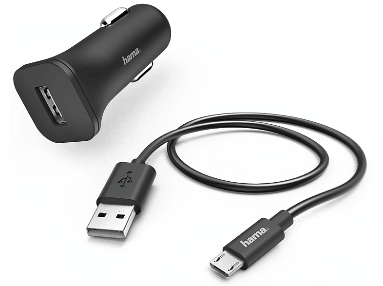 HAMA Auto-oplaadset microUSB (183257)