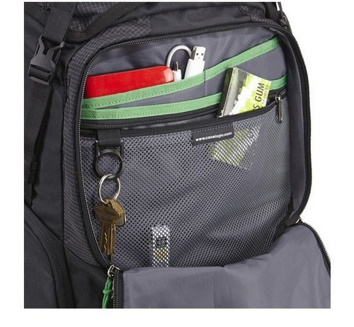 Mochila para portátil de 15.6" - Case Logic BOGD115K, tableta, Gris y verde