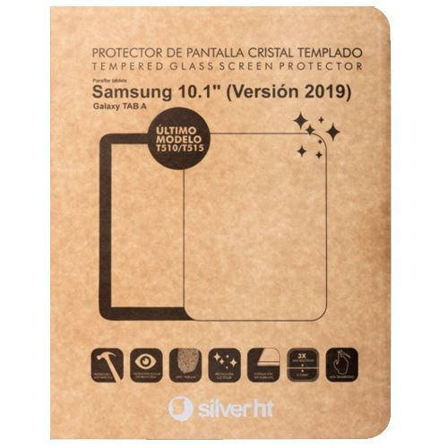 Protector de pantalla - Silver HT Cristal templado para Samsung TAB A 2019 (T510/T515)
