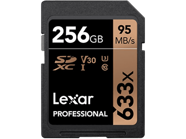 LEXAR Geheugenkaart Professional 256 GB 633x SDHC/SDXC UHS-I (LSD256CBEU633)