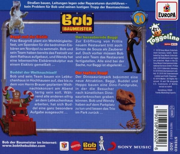 Bob Der Baumeister - 021/Baggi und der Eisbär  - (CD)