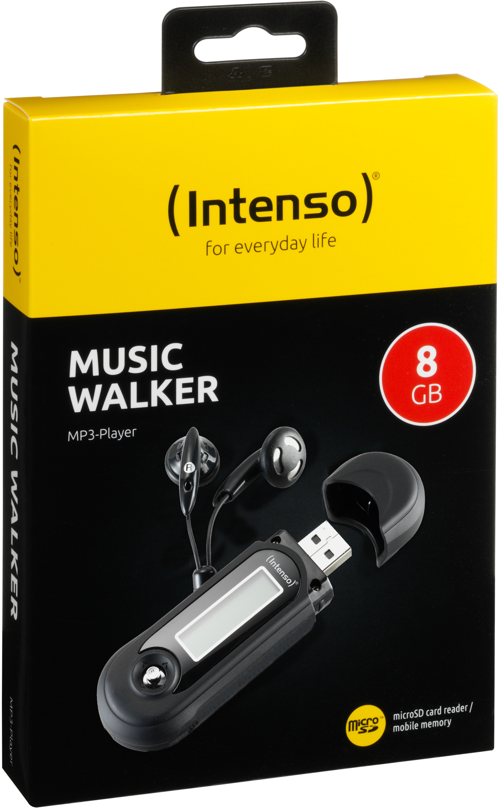 INTENSO 3601460 Music Walker Mp3-Player (8 GB, Schwarz)
