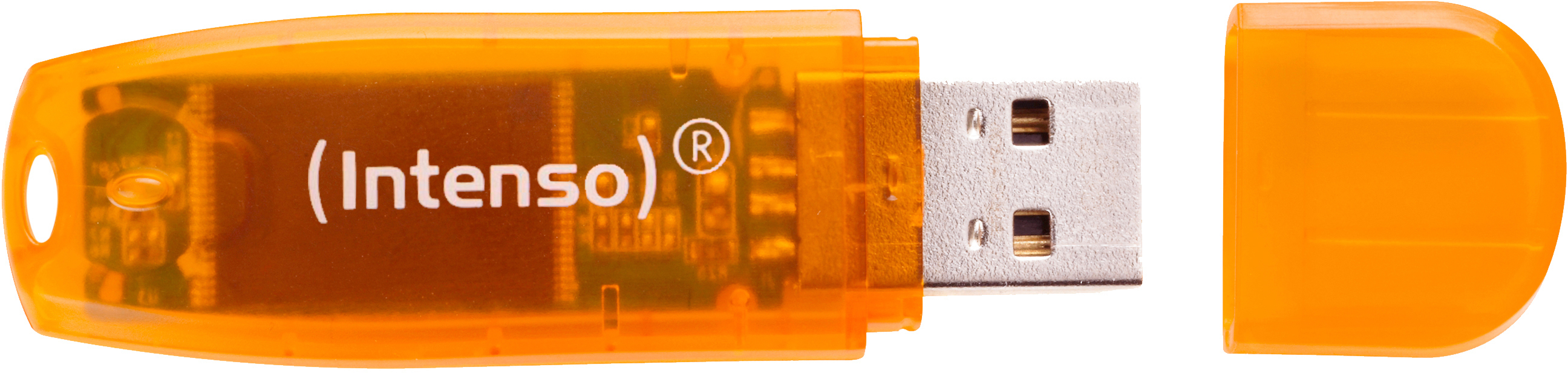 64 28 Orange MB/s, Line GB, USB-Stick, Rainbow INTENSO