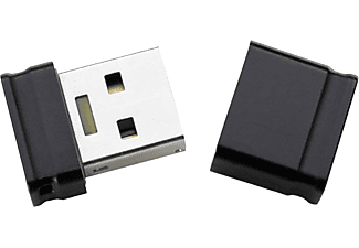 INTENSO Micro Line USB-Stick, 4 GB, 16,5 MB/s, Schwarz