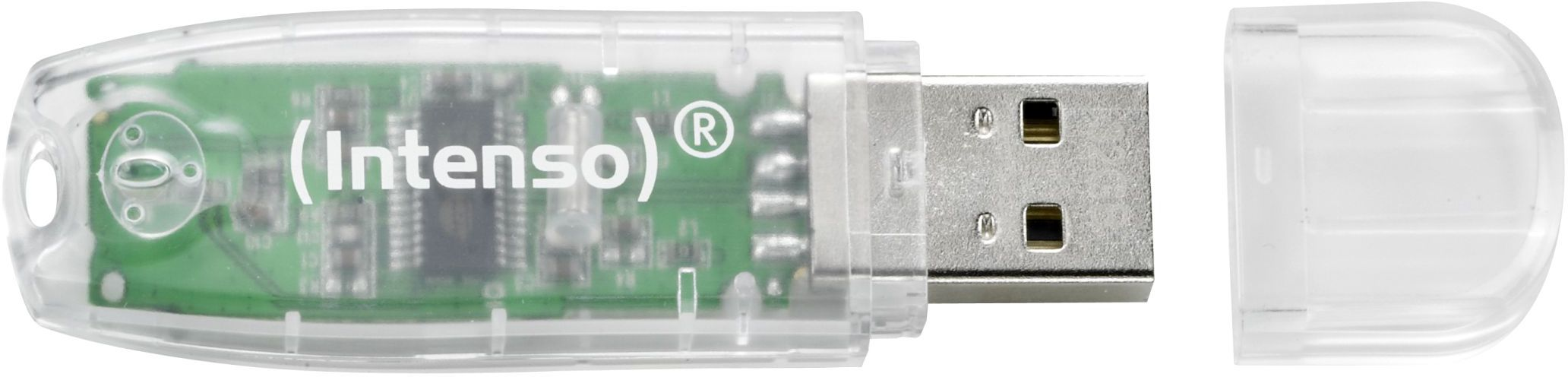 INTENSO Rainbow Transparent 32 USB-Stick, MB/s, GB, 28