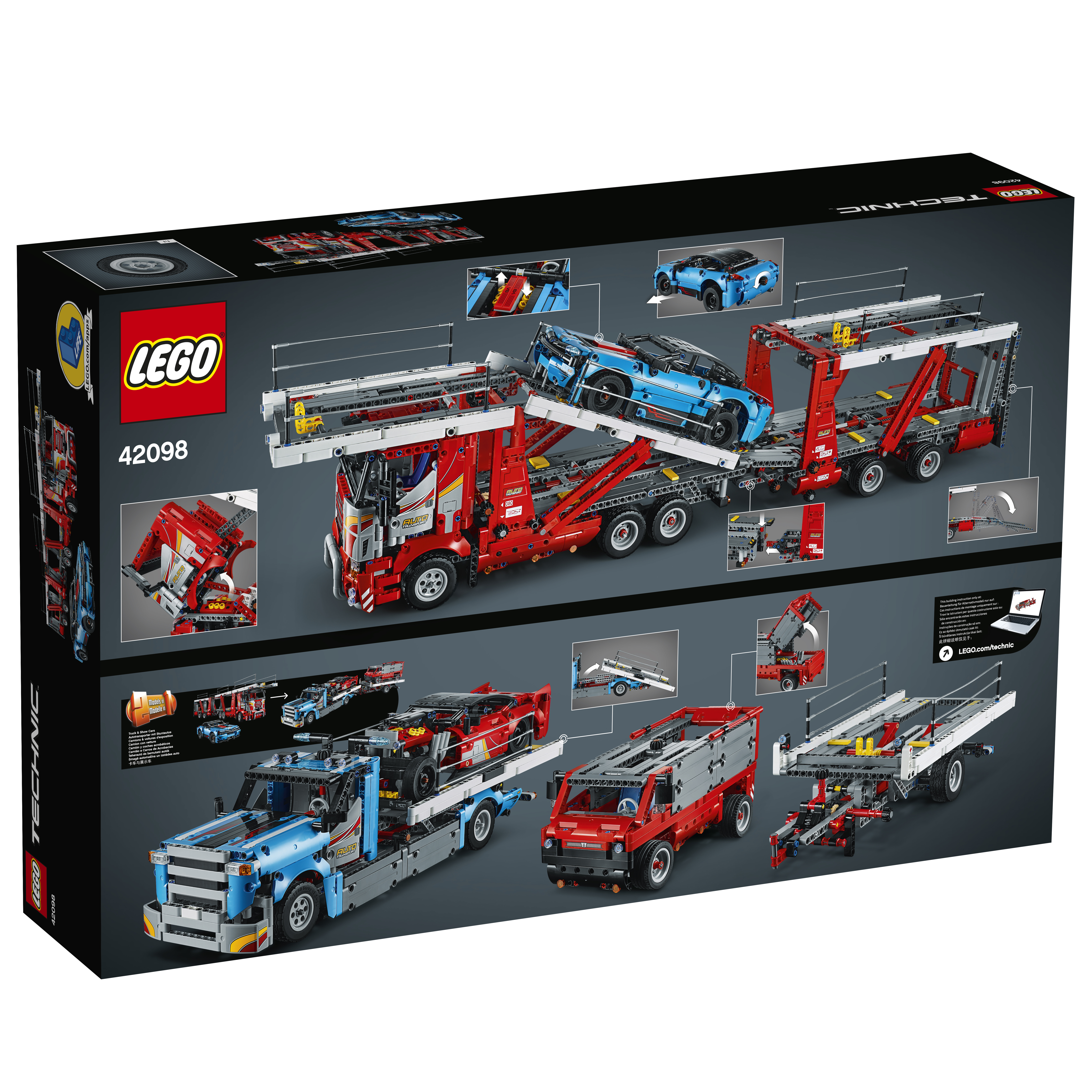 LEGO 42098 Autotransporter Bausatz, Mehrfarbig