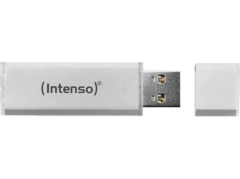 INTENSO Alu Line USB-Stick, 8 GB, 28 MB/s, Silber
