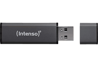 INTENSO Alu Line USB-Stick, 4 GB, 28 MB/s, Anthrazit