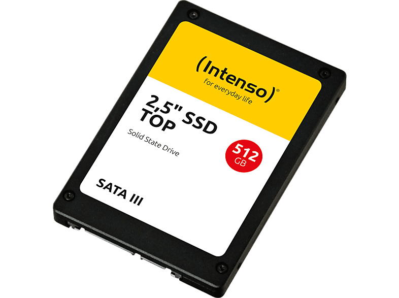 INTENSO Top Festplatte, 512 GB SSD SATA 6 Gbps, 2,5 Zoll, intern