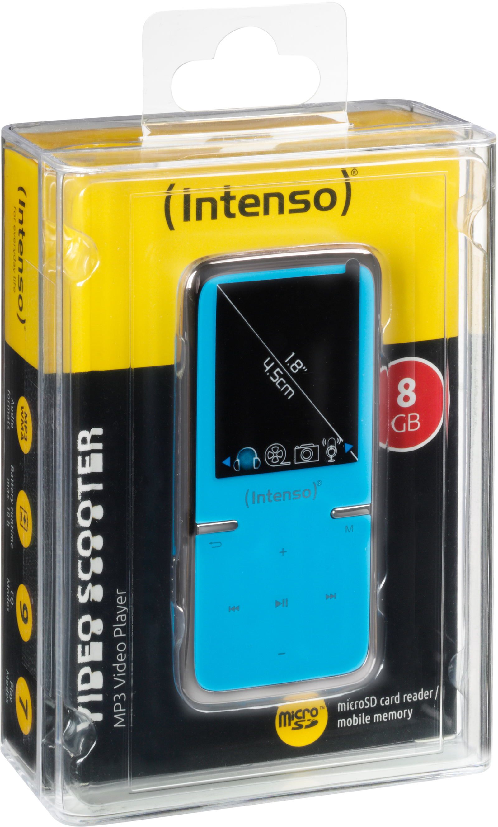 INTENSO Player 8 Video Scooter 3717464 Audio/Video GB, Blau
