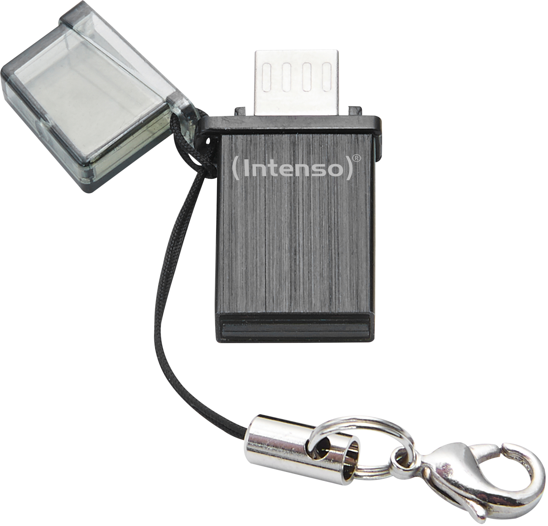 INTENSO Mini Mobile Line USB-Stick, 16 GB, 20 MB/s, Schwarz