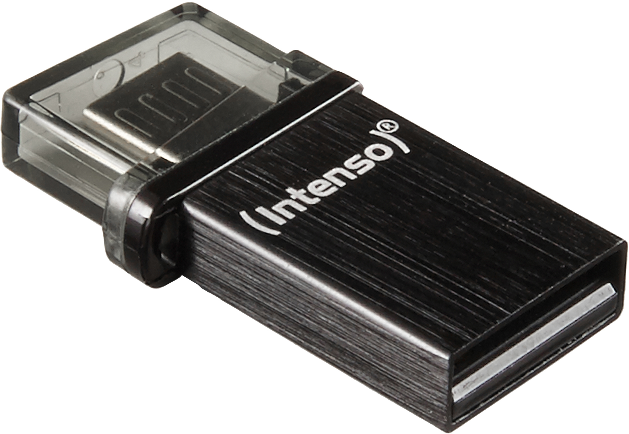 INTENSO Mini Mobile Line USB-Stick, 16 GB, 20 MB/s, Schwarz