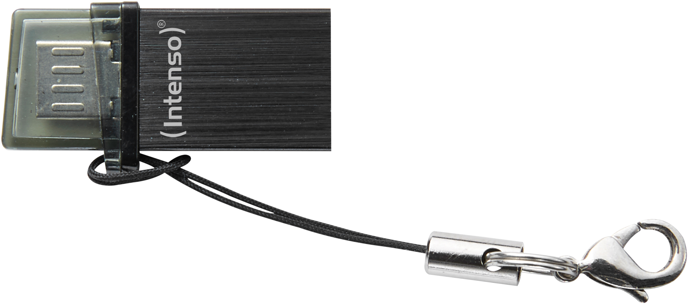 INTENSO Mini Mobile Line USB-Stick, 16 GB, 20 MB/s, Schwarz