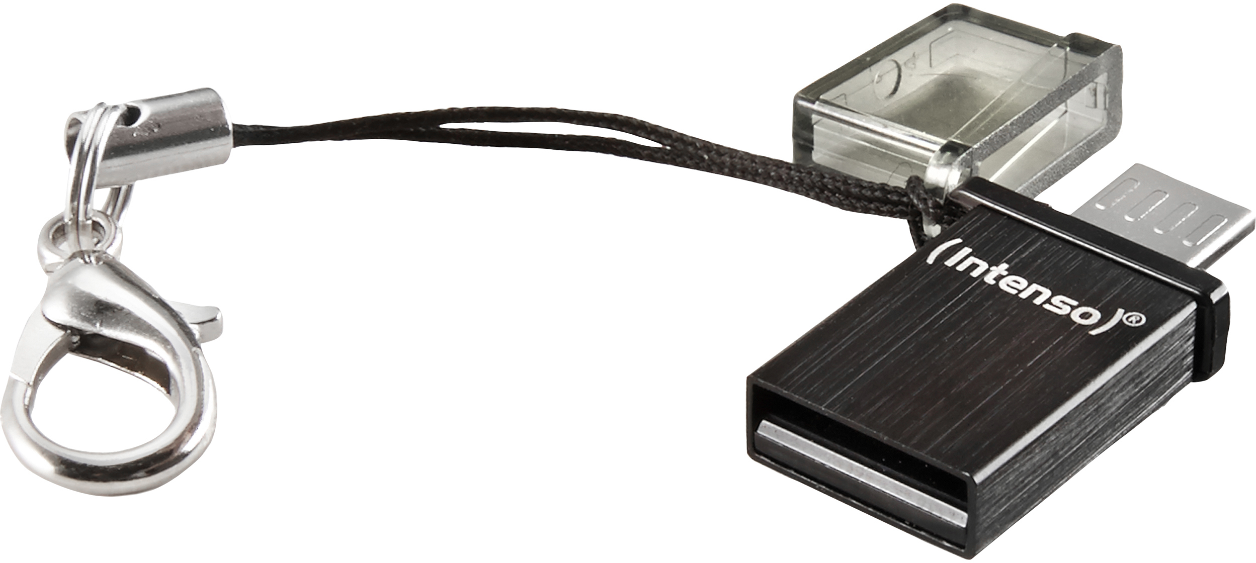 INTENSO Mini Mobile Line USB-Stick, 16 GB, 20 MB/s, Schwarz