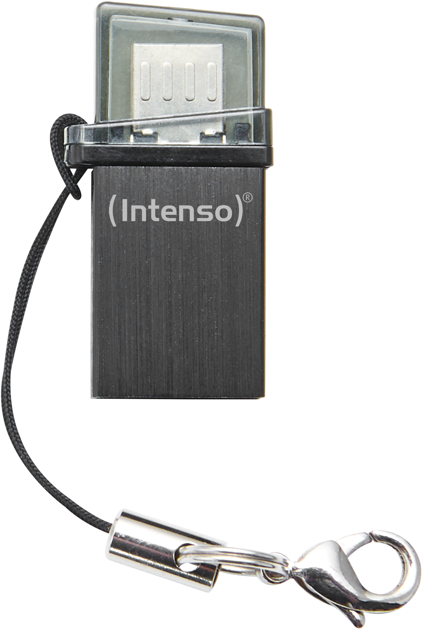 INTENSO Mini Mobile Line USB-Stick, 16 GB, 20 MB/s, Schwarz