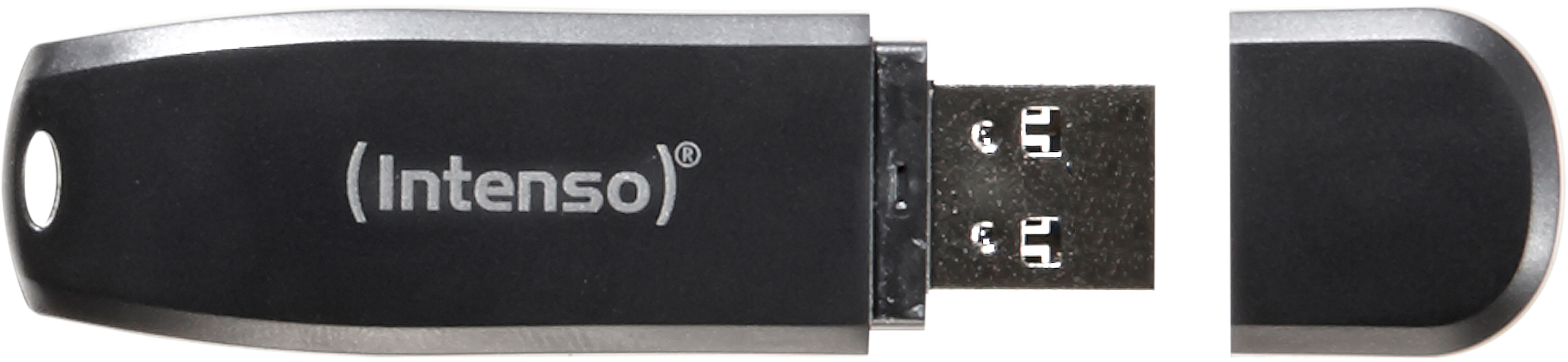 Schwarz 35 Line USB-Stick, INTENSO 64 MB/s, GB, Speed