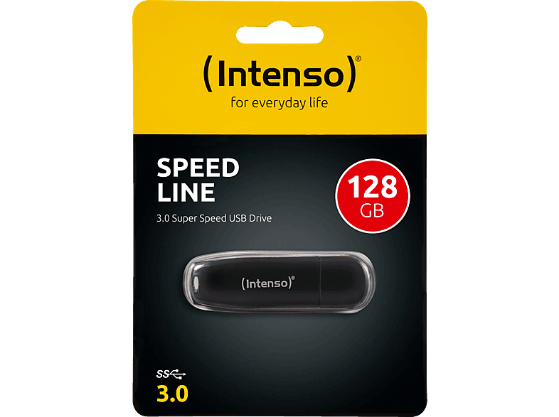 Thumbnail - INTENSO Speed Line USB-Stick, 128 GB, Schwarz