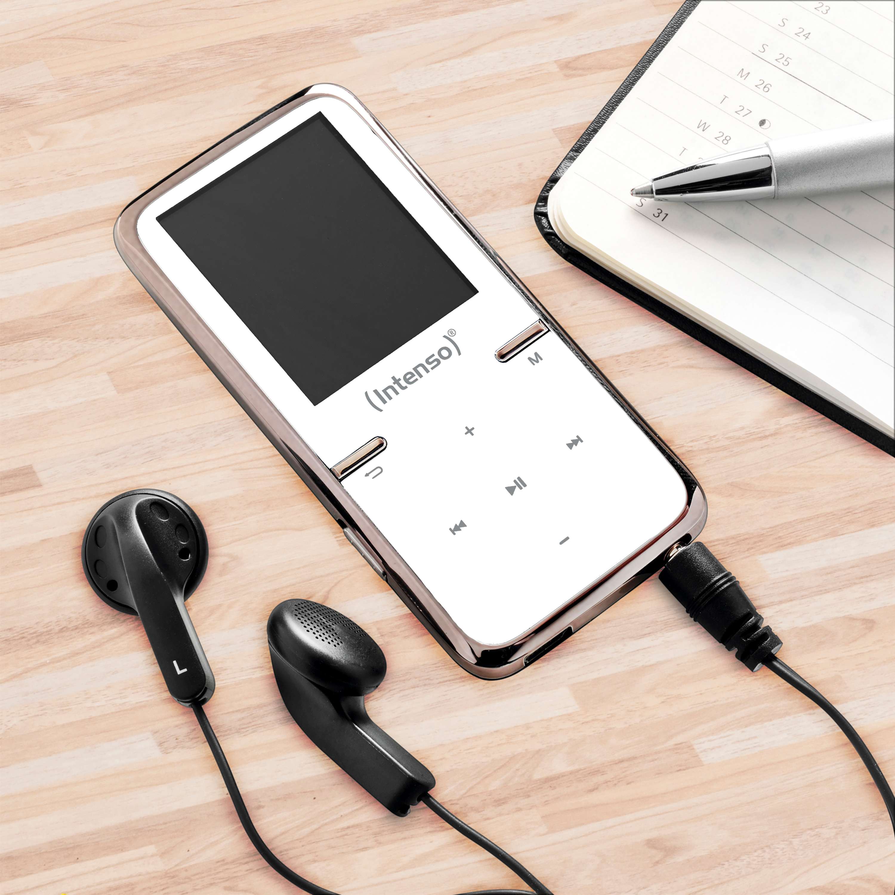 INTENSO Video Scooter Mp3-Player 8 GB, Weiß