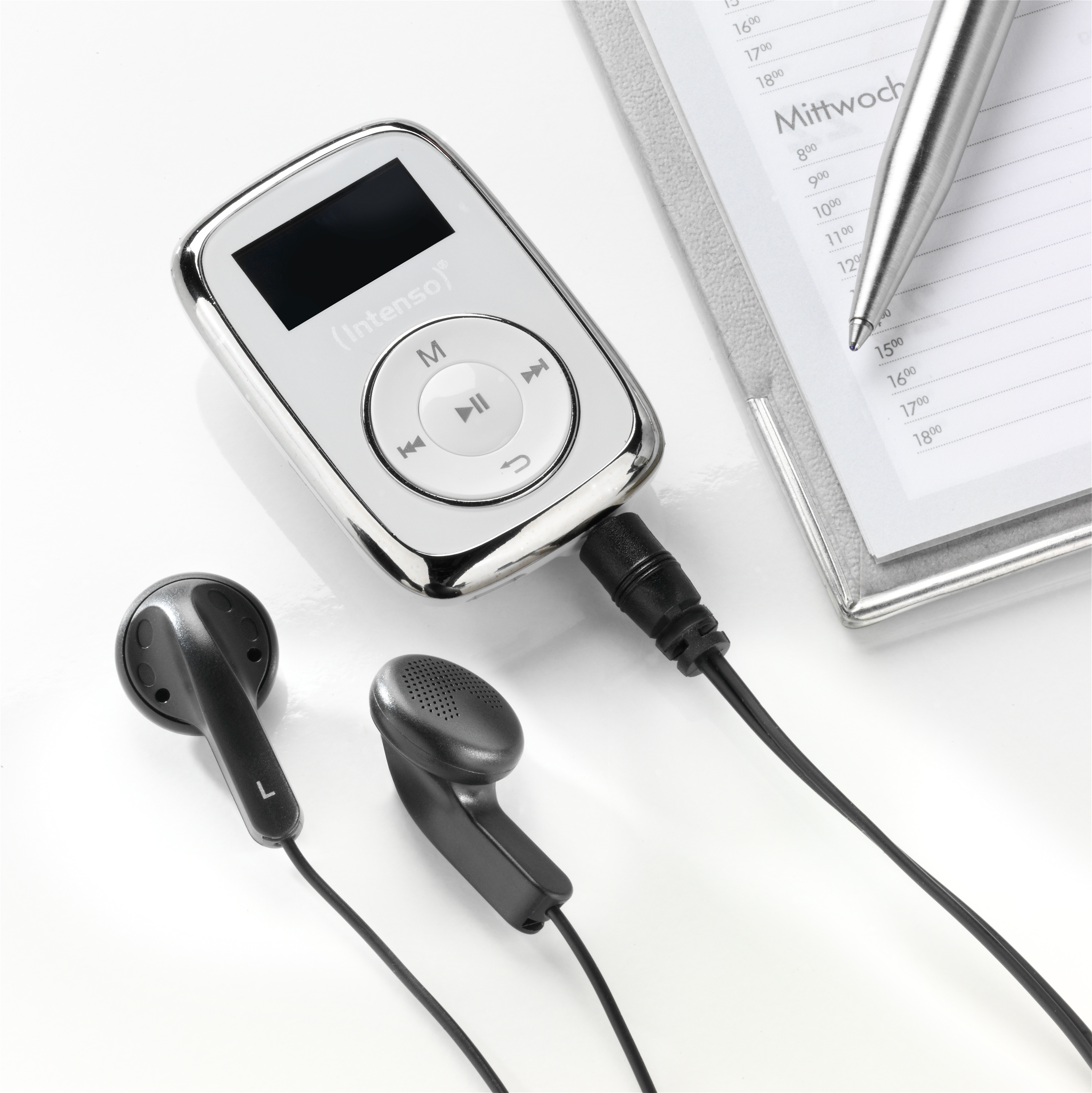 (8 GB, Mp3-Player Weiß) INTENSO Mover Music