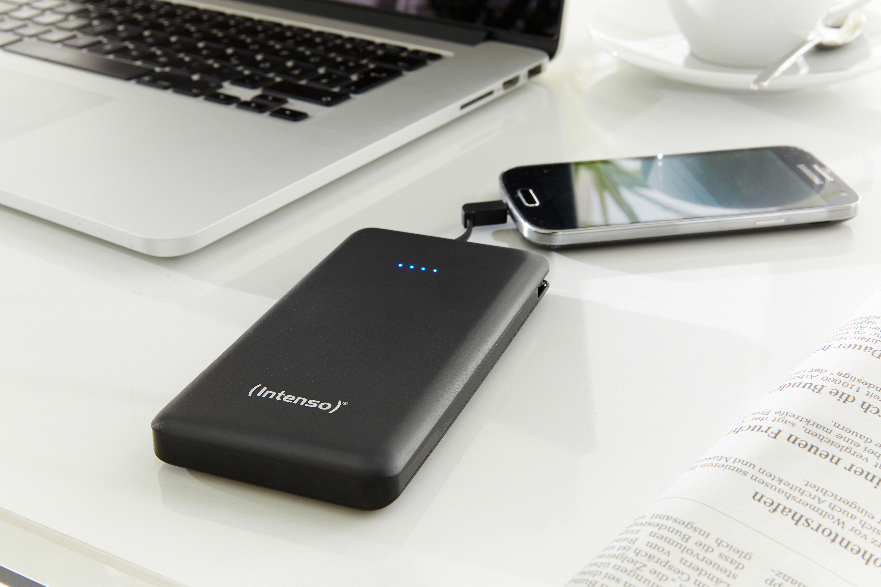 INTENSO Slim S10000 Powerbank 10000 mAh Schwarz
