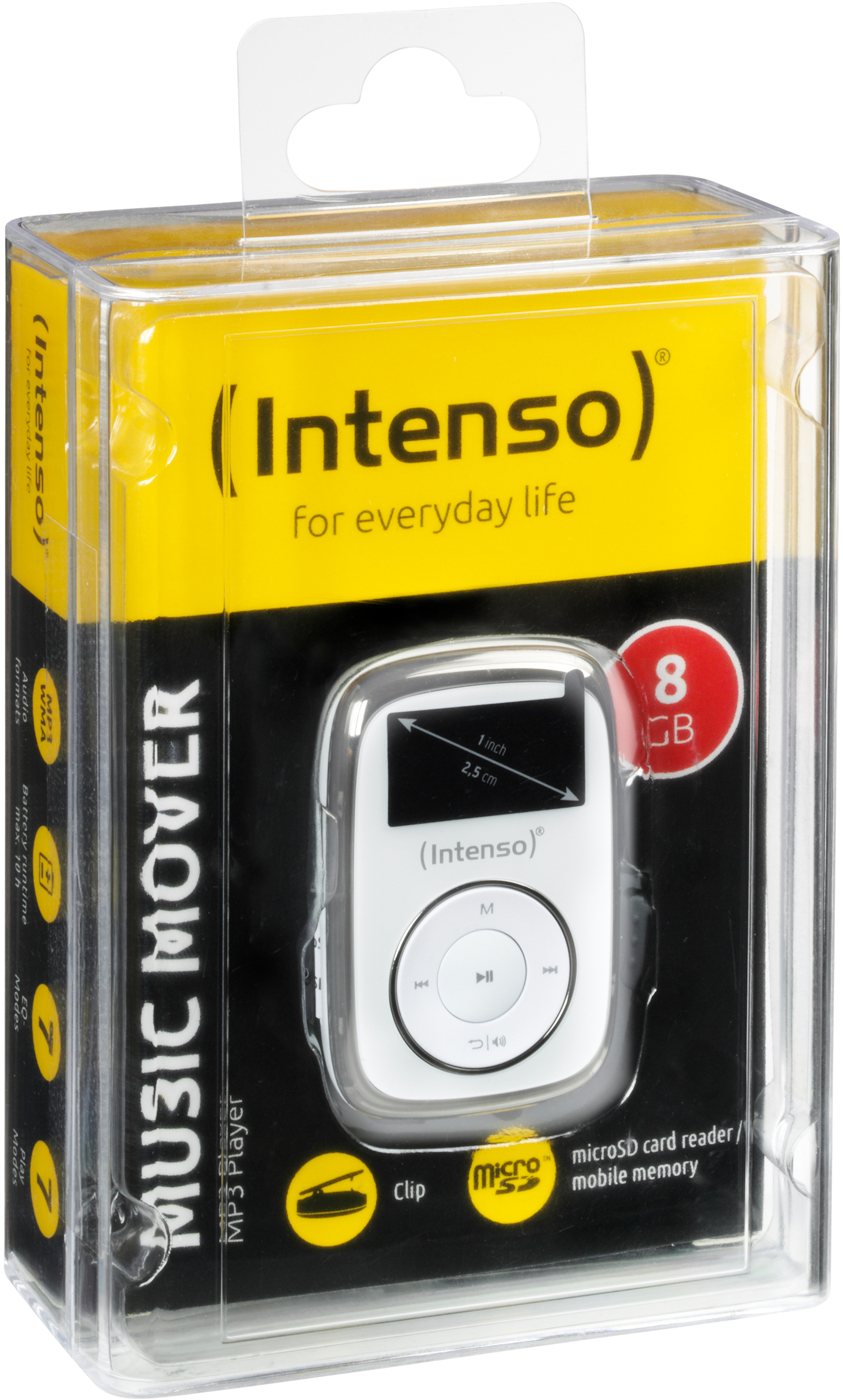 INTENSO Music Mover Mp3-Player (8 GB, Weiß)
