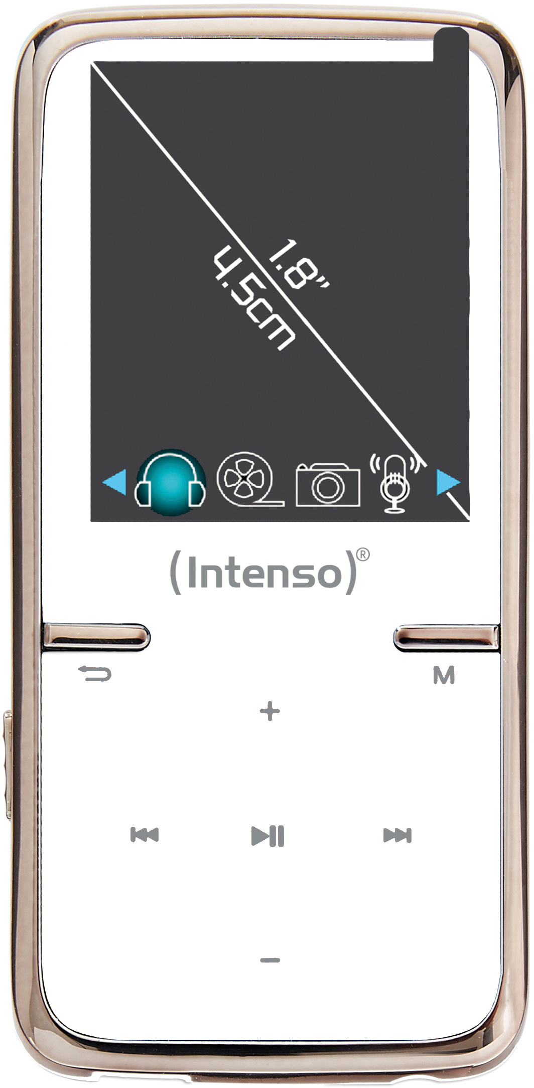 INTENSO Video Scooter Mp3-Player 8 GB, Weiß