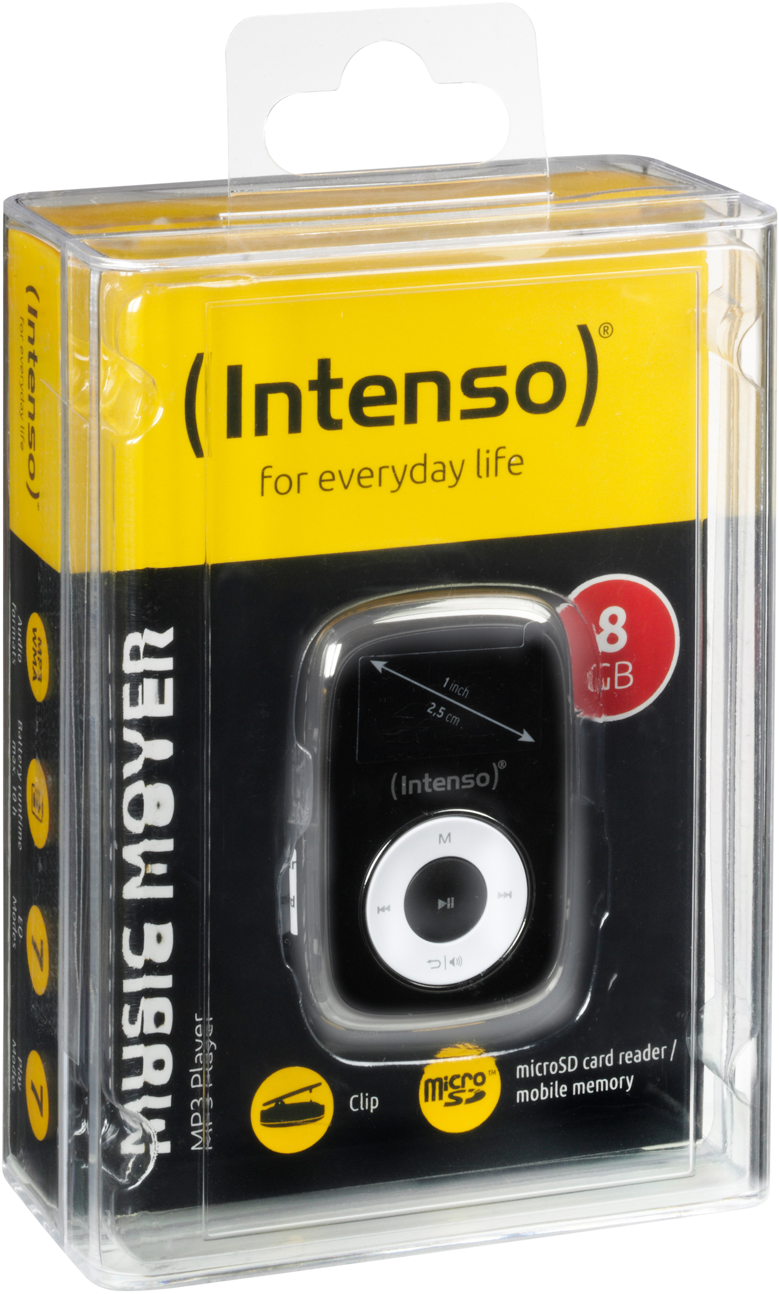 INTENSO Music Mover Mp3-Player (8 GB, Schwarz)