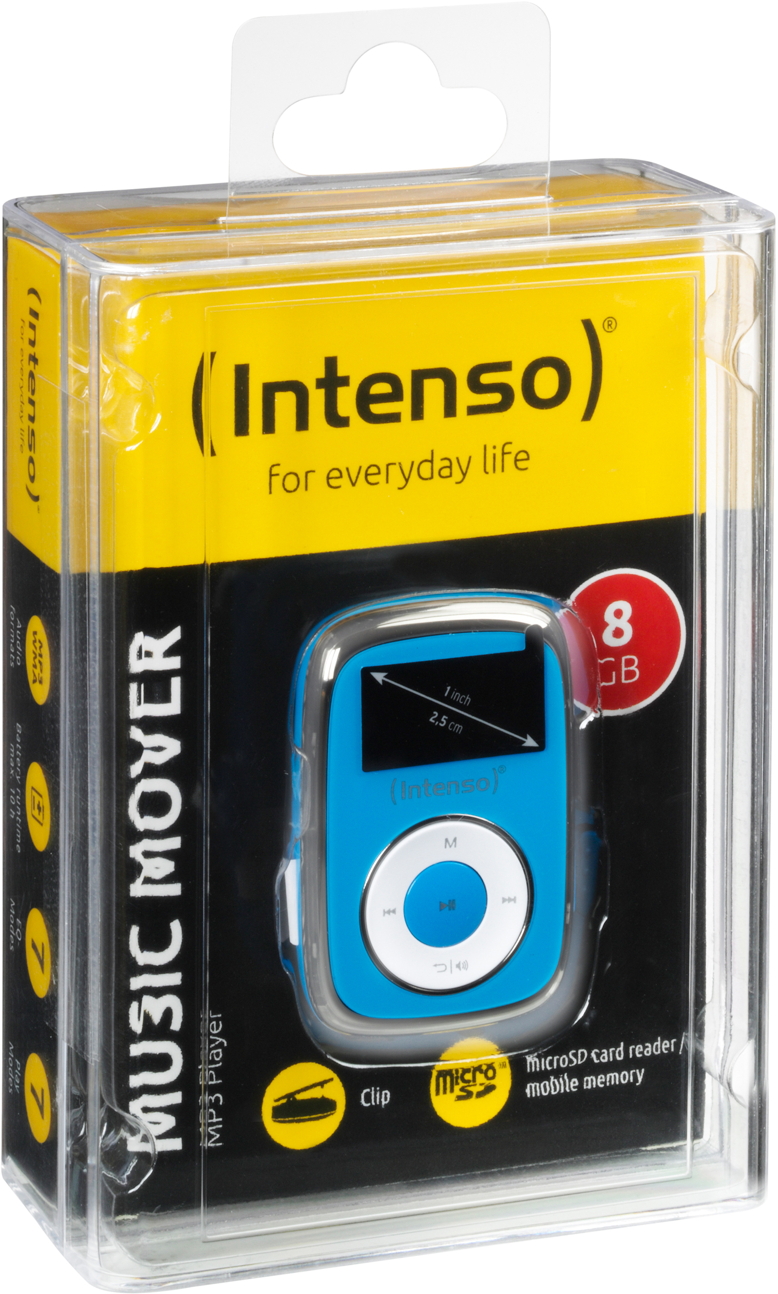 INTENSO Music Mover Mp3-Player (8 GB, Blau)