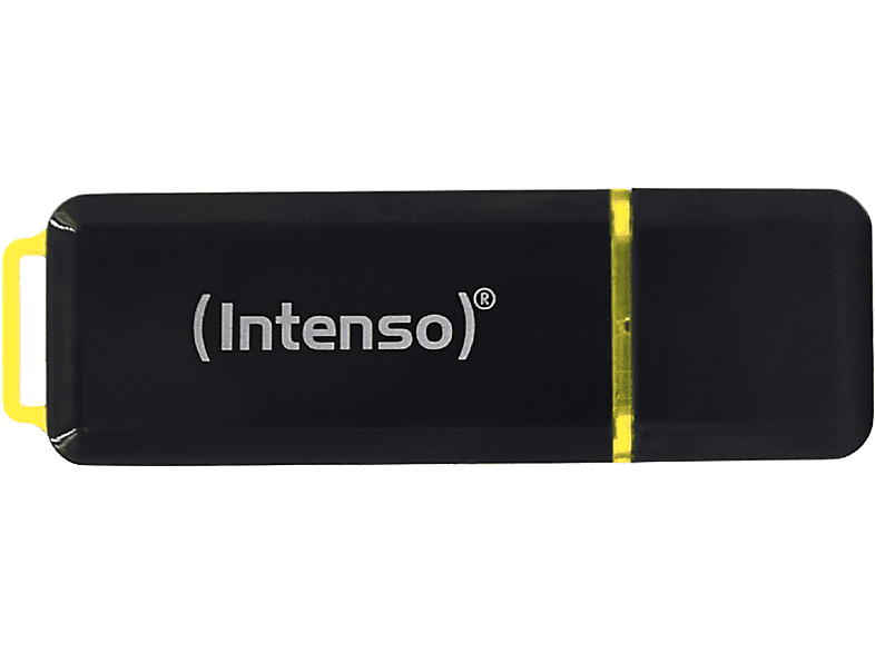 INTENSO 3.1 HIGH SPEED Schwarz/Gelb USB-Stick, 128 GB, MB/s, 250