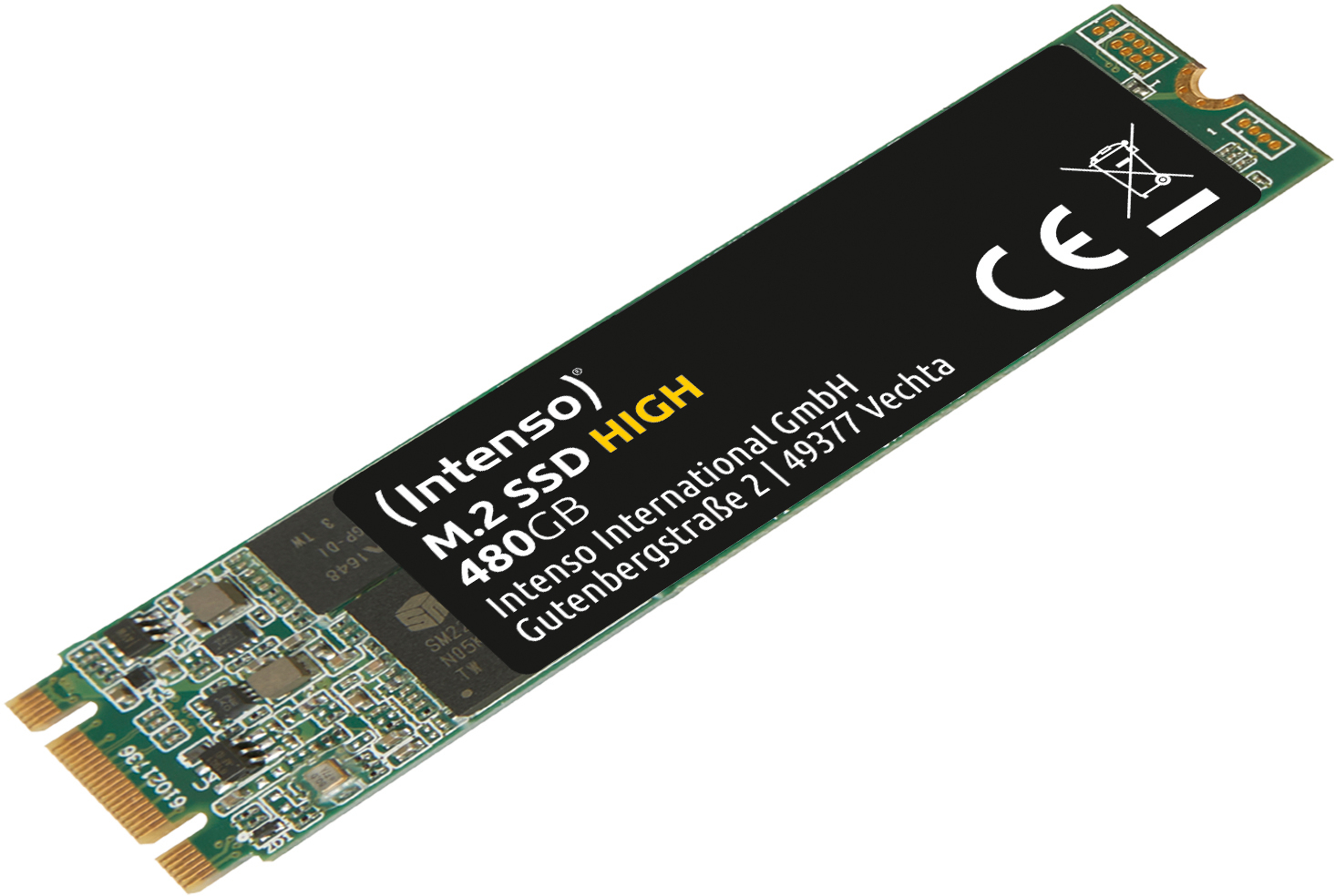 INTENSO High Performance Festplatte GB intern 480 SATA Gbps, Retail, mSSD 6