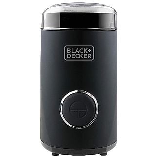 Molinillo de café - Black+Decker, BXCG150E (9CH), Molinillo de café, 150 W, Plástico, Negro