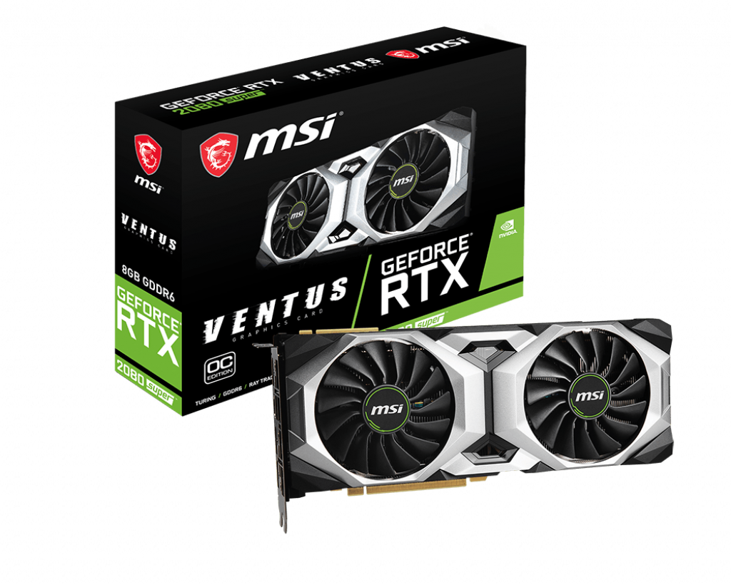 MSI GeForce® RTX 2080 SUPER Ventus OC, 8GB GDDR6 (V372-256R)