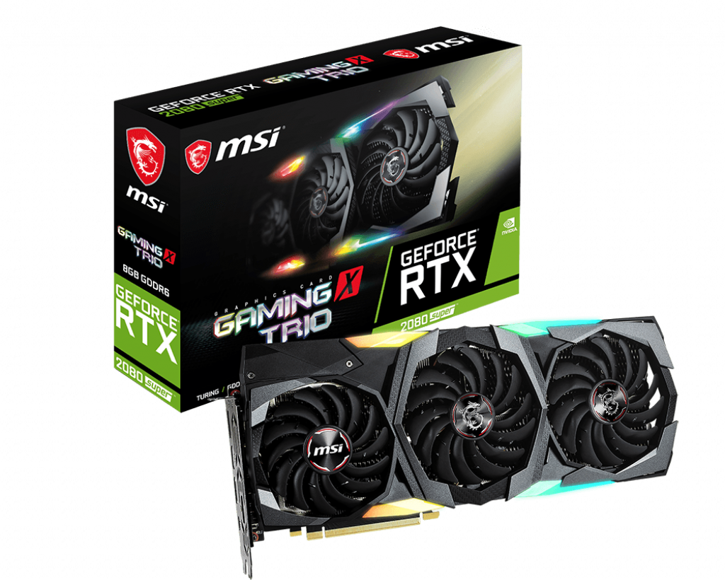 MSI GeForce® RTX 2080 SUPER™ Gaming X Trio 8GB (V372-248R) (NVIDIA, Grafikkarte)