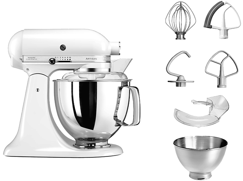 KITCHEN AID Keukenrobot (5KSM175PSEWH)