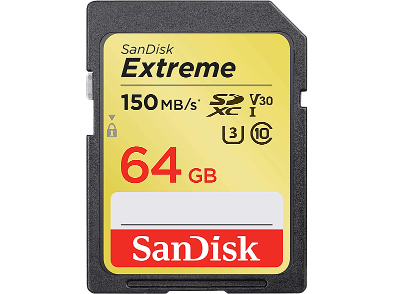 SANDISK Geheugenkaart SDXC Extreme 64 GB (183524)