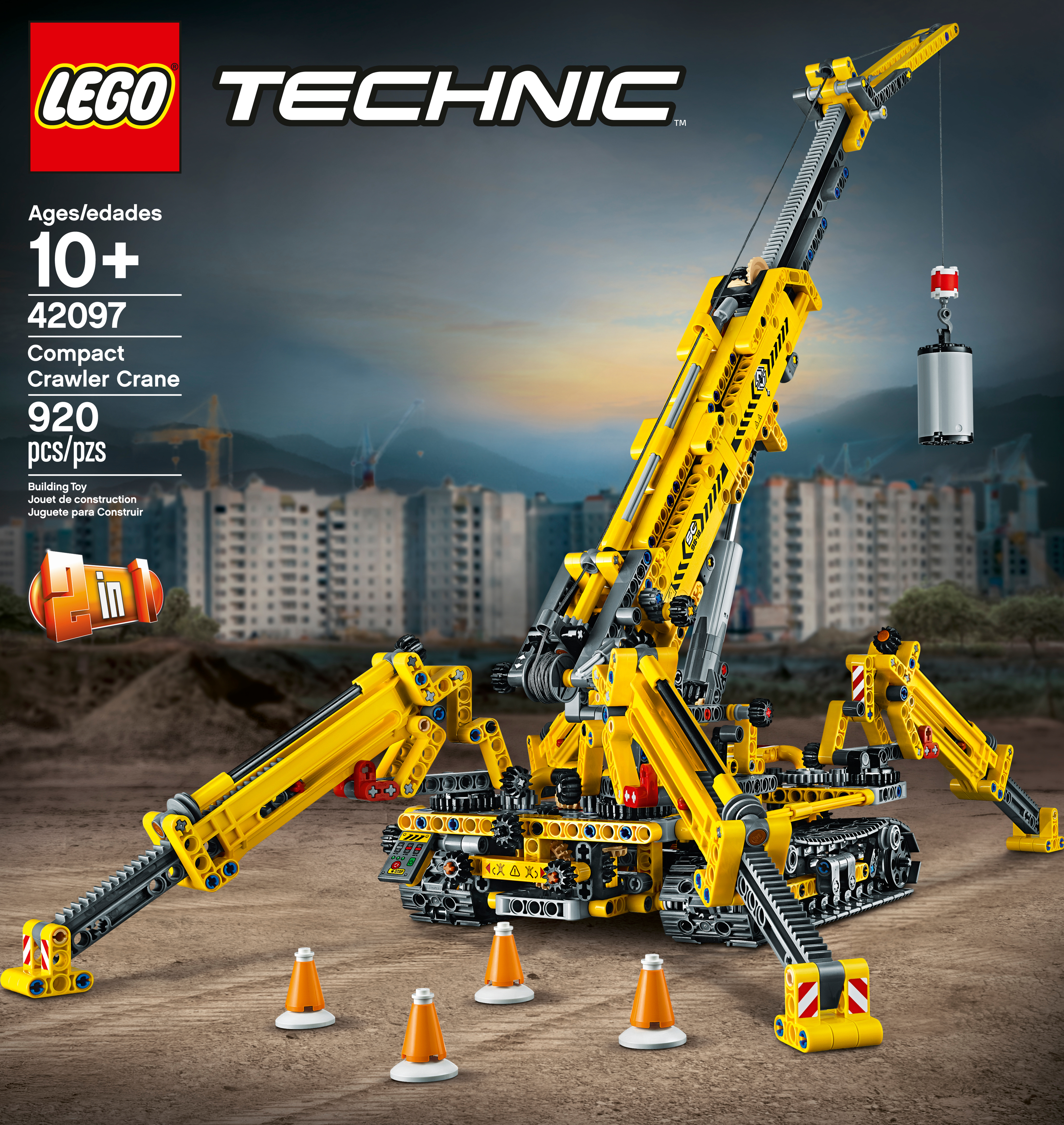 LEGO Spinnen-Kran Bausatz, Mehrfarbig