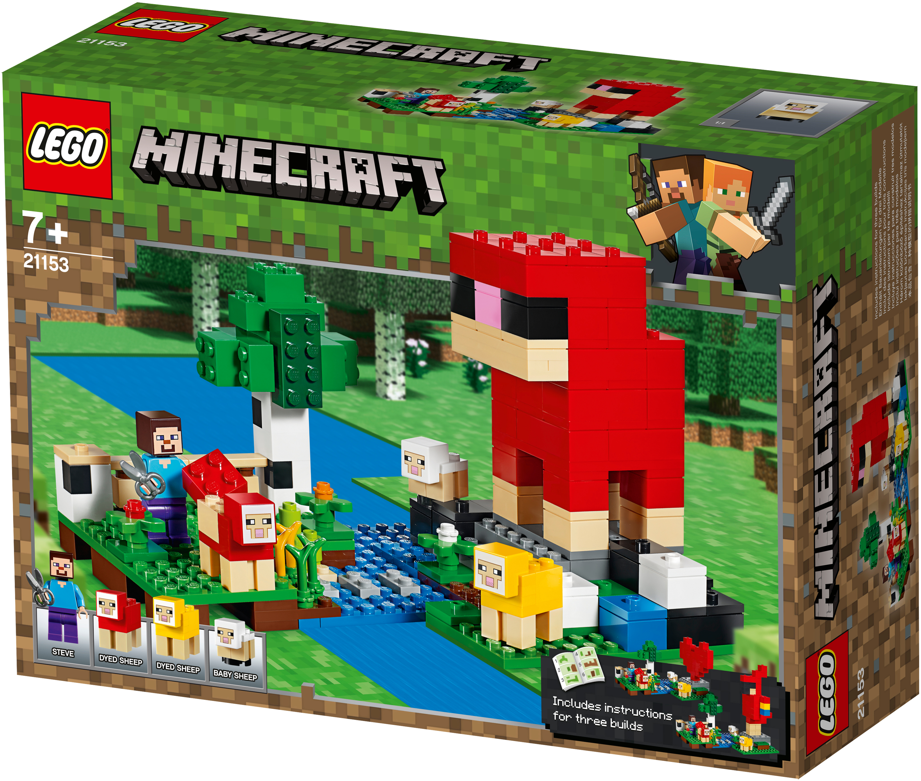 LEGO 21153 Die Schaffarm Bausatz, Mehrfarbig