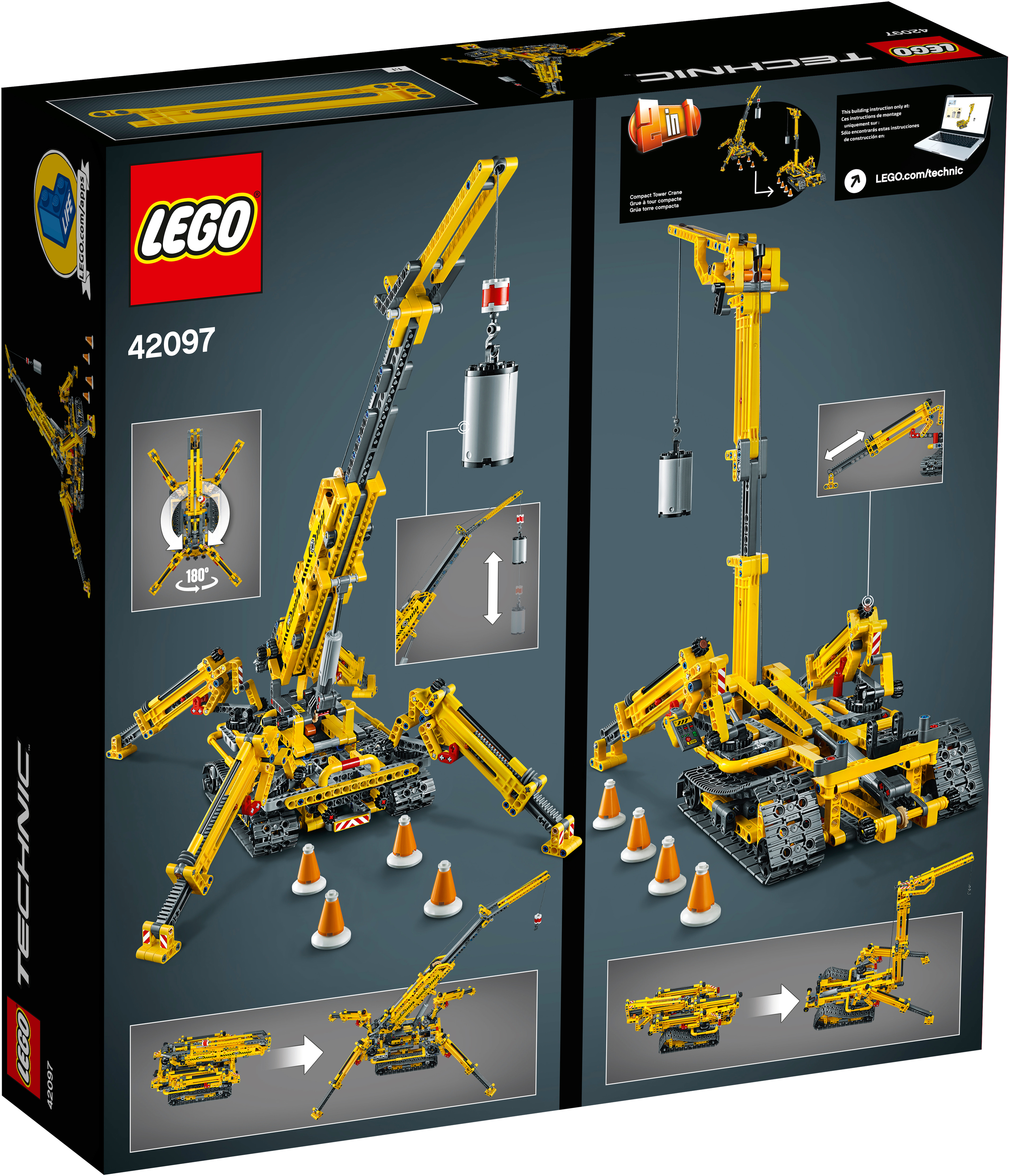 LEGO Spinnen-Kran Bausatz, Mehrfarbig