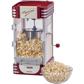 ARIETE ARI-2953-XL - Machine à Popcorn (Rouge/Acier inoxydable)