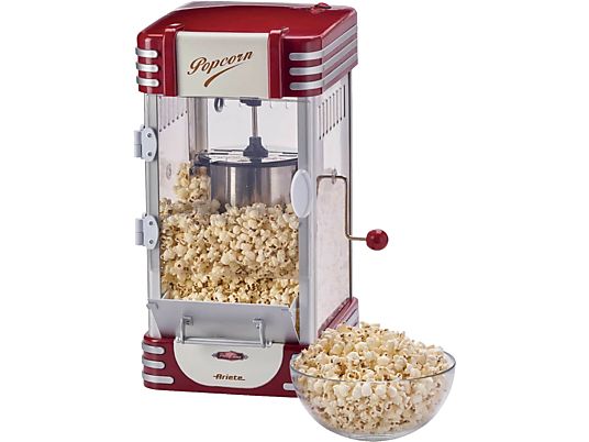 ARIETE ARI-2953-XL - Machine à Popcorn (Rouge/Acier inoxydable)