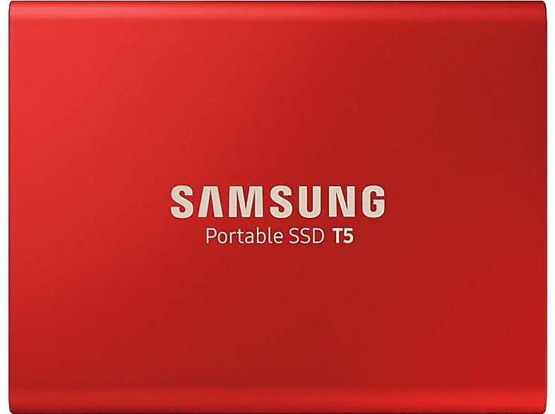 SAMSUNG SSD harde schijf T5 500 GB Rood (MU-PA500R/EU)