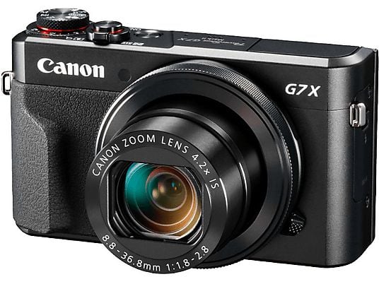 CANON Appareil photo compact PowerShot G7 X Mark II + Tripod + Carte SD 32GB Wi-Fi (1066C037AA)