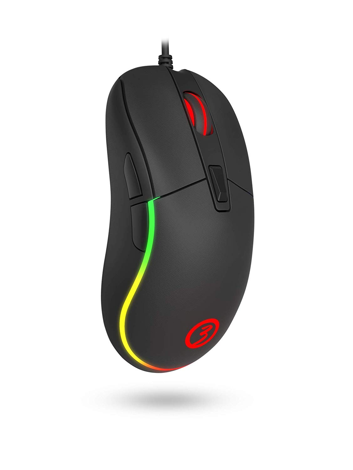 Ratón gaming - Ozone Neon X40, 7200 DPI, Óptico, Negro