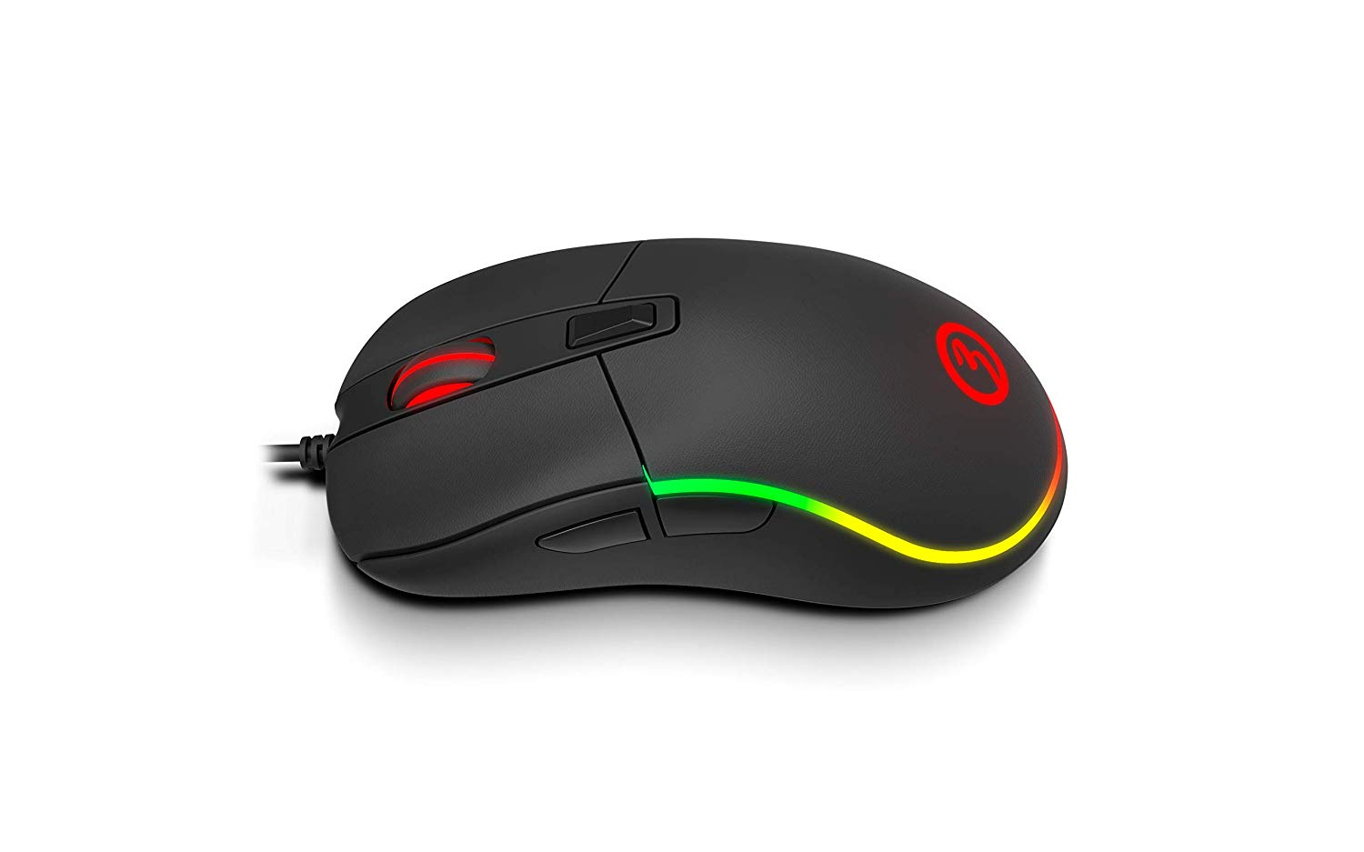Ratón gaming - Ozone Neon X40, 7200 DPI, Óptico, Negro